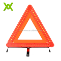 china manufacturer car accessory traffic sign PMMA sign reflector e-mark led lights warning triangle for road safety